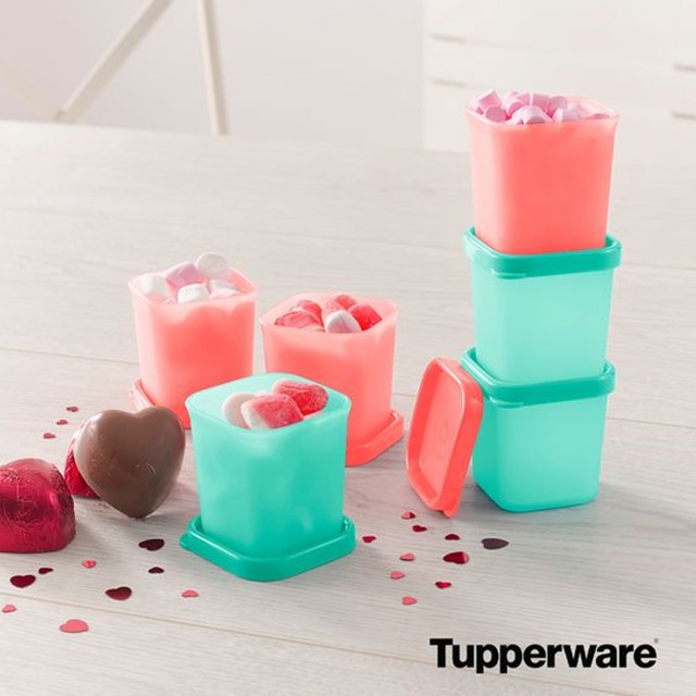 Tupperware Snack Cup/Cubix Bekas Kecil 80ml/110ml(1 unit/2 unit ...