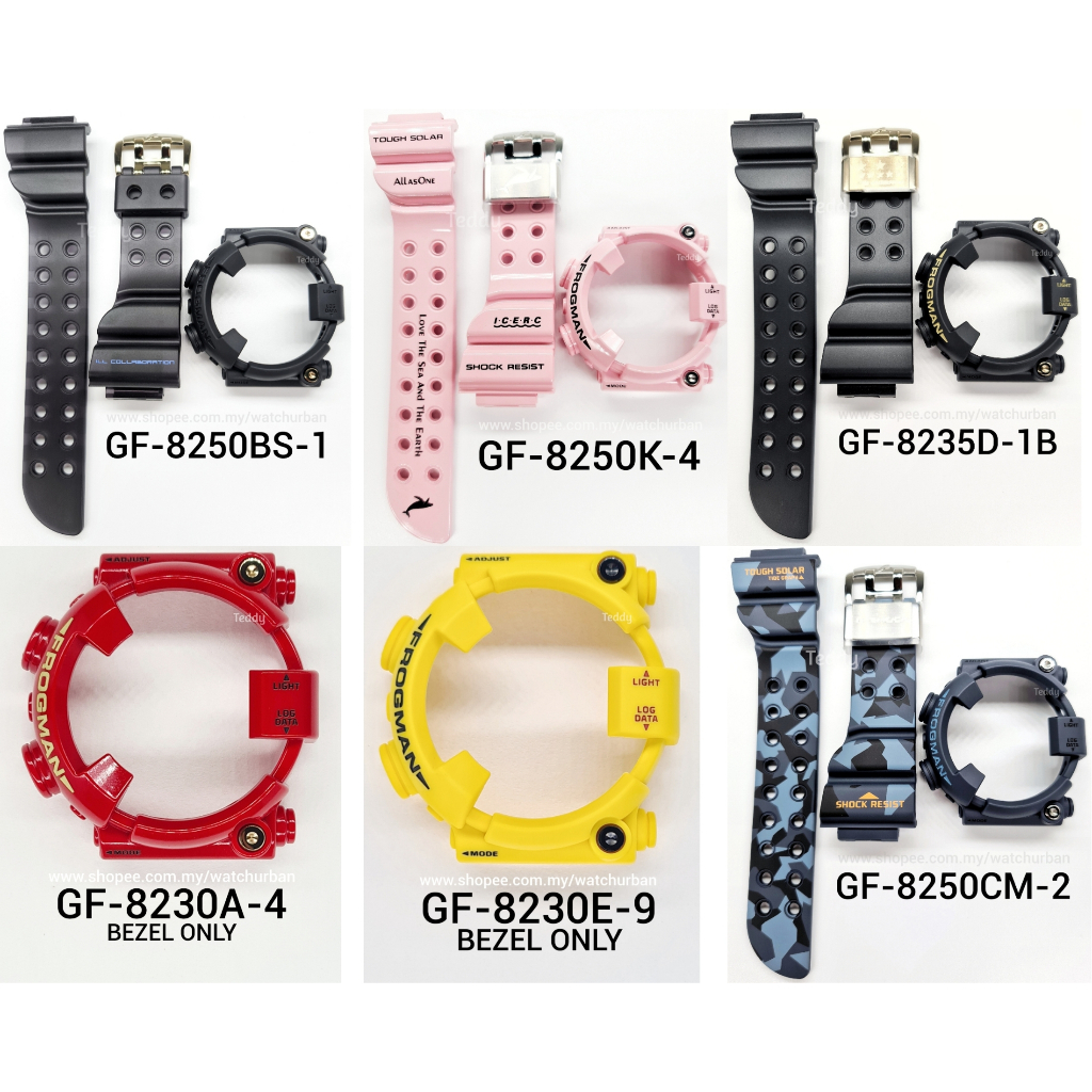 CASIO G SHOCK BAND AND BEZEL GF8250 GF8230 GF8235 DW8200 DW8250