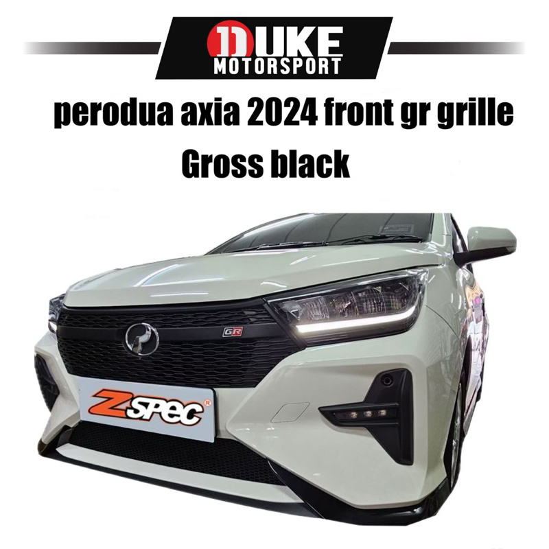 Perodua Axia 2023 D74a Gr Front Grill Mesh Design ABS Grilles Bodykit ...