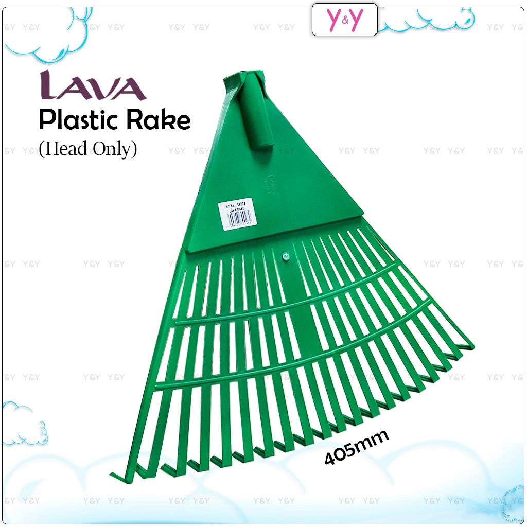 Lava Plastic Rake Head / Plastic Garden Crawler / Gardening Lawn Rake ...