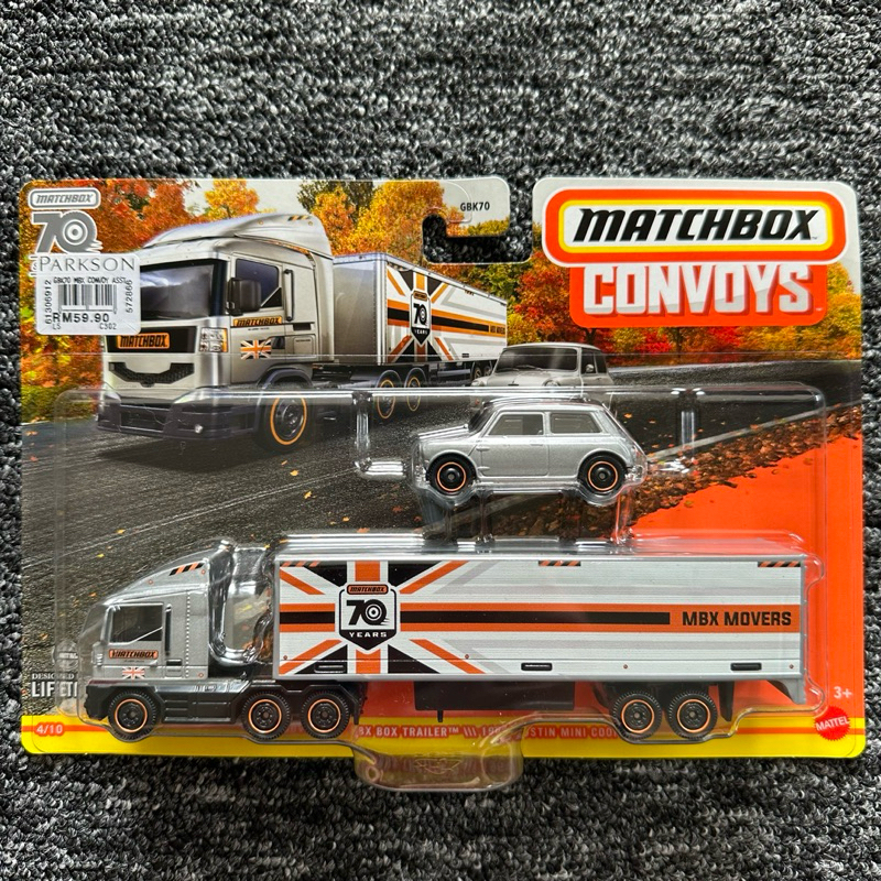 MATCHBOX CONVOYS 2023 70TH ANNIVERSARY 4/10 - MBX Cabover & MBX Box ...