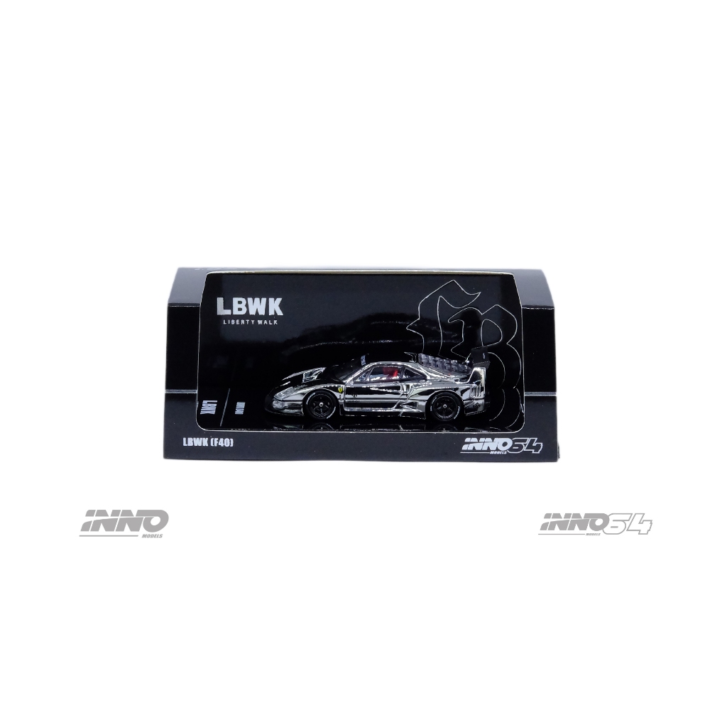 Inno Models Ferrari F40 LBWK (Chrome) Inno64_ Hobby Expo 2024_HEC ...