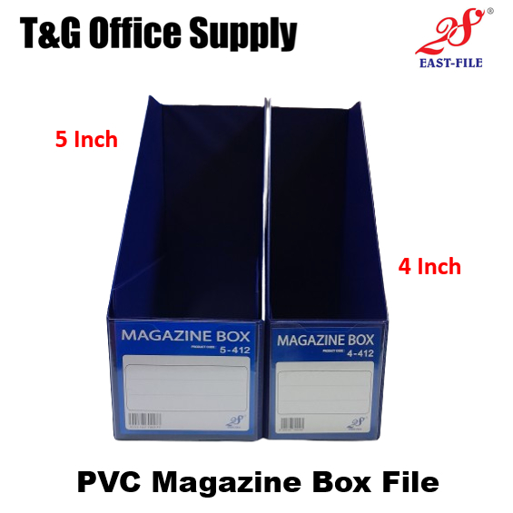 East File PVC Magazine Box File / Storage Box / Magazine Document ...
