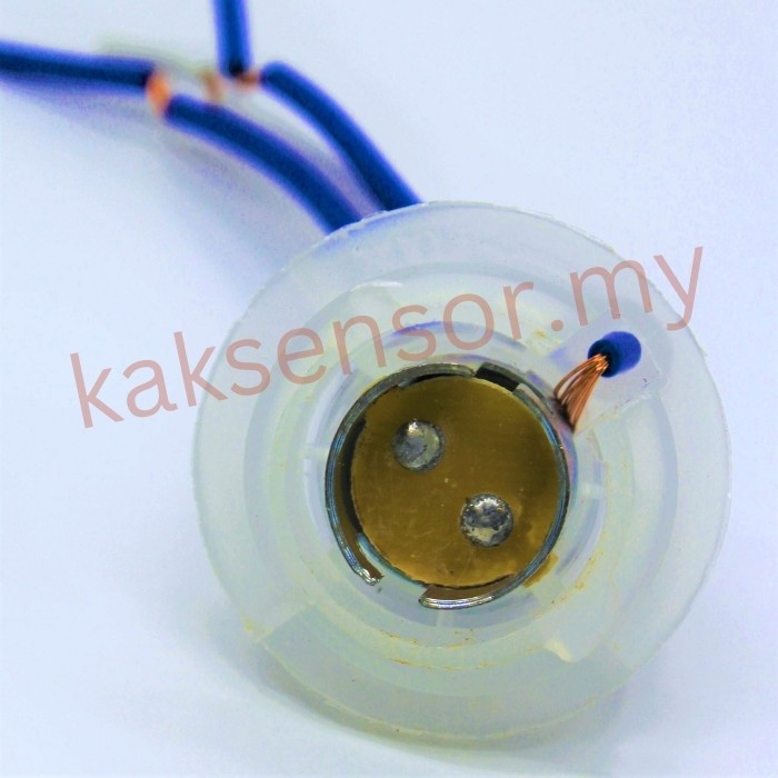 1016 SIGNAL BULB PVC SOCKET 2 LEG WITH COVER 12V Brake Light Bulb