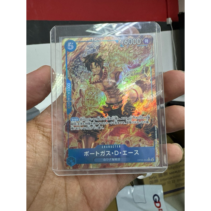 OP08 - One Piece Card - OP08-052 Portgas D Ace alternate art | Shopee ...