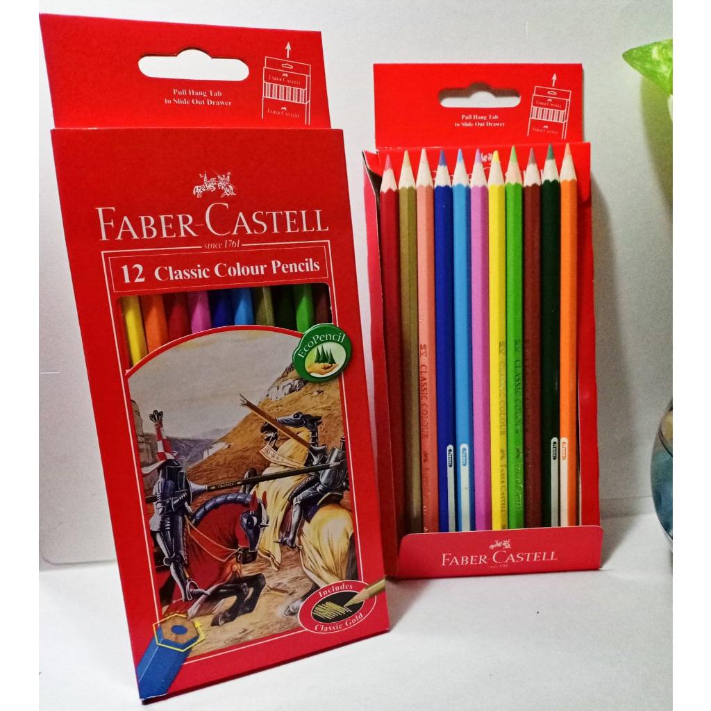 Faber Castell Classic Colour Pencil - Box 12 Long | Shopee Philippines