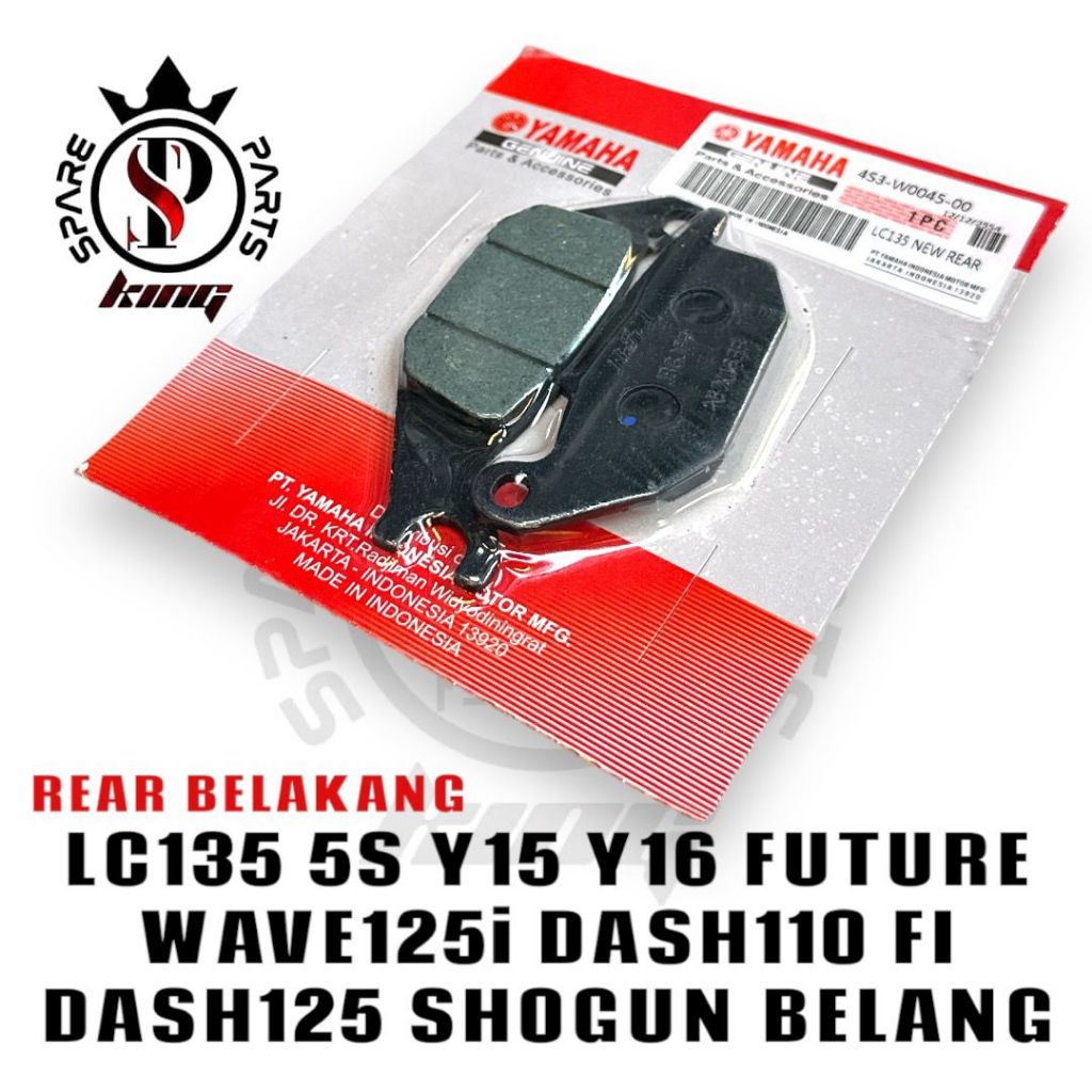 YAMAHA LC135 NEW 5S Y15 Y16 FUTURE WAVE125I DASH FI SHOGUN BELANG REAR ...