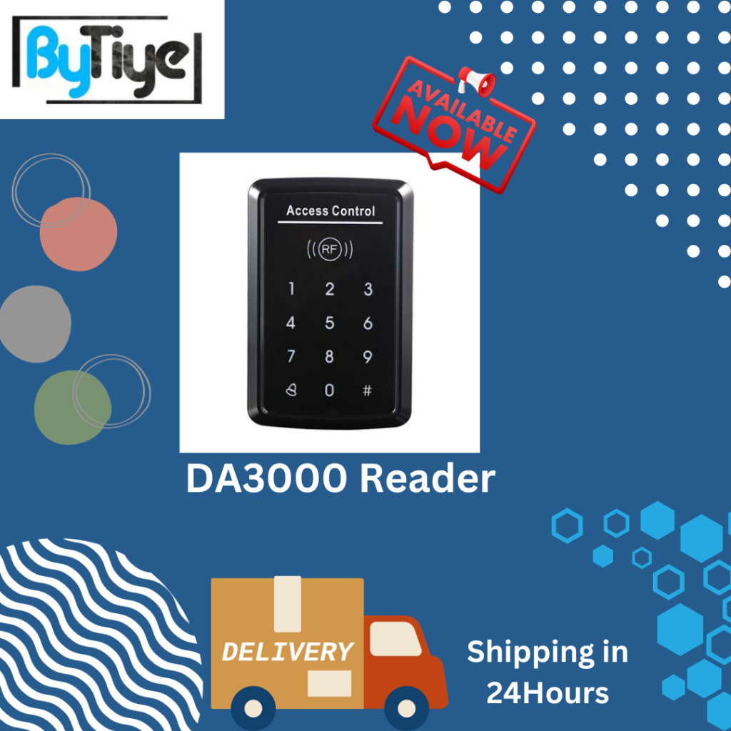 DA3000 STANDALONE READER TOUCH DOOR ACCESS CONTROL | Shopee Philippines