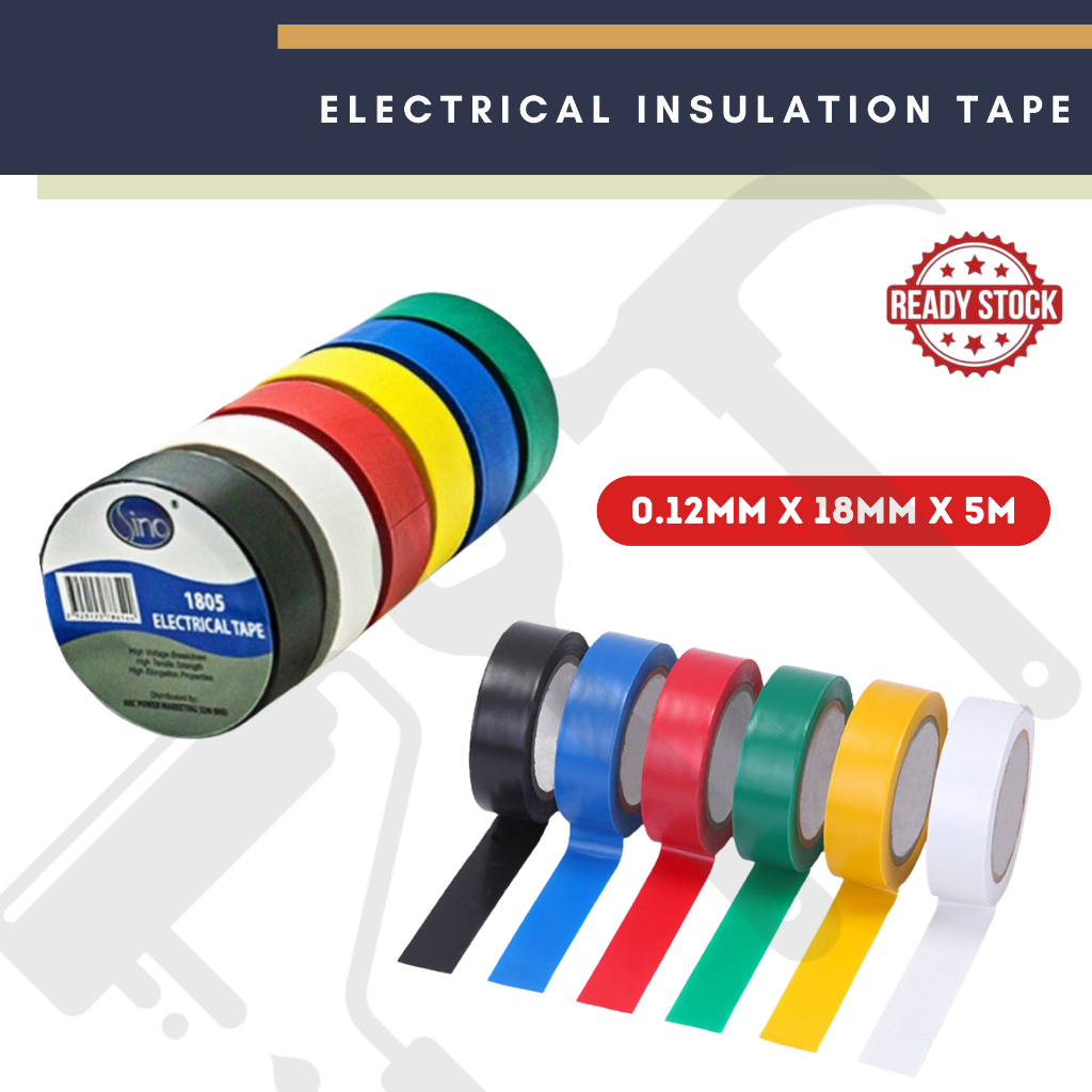 Sino/Himel/Maruzen Electrical Insulation Tape PVC Wire Tape Pita