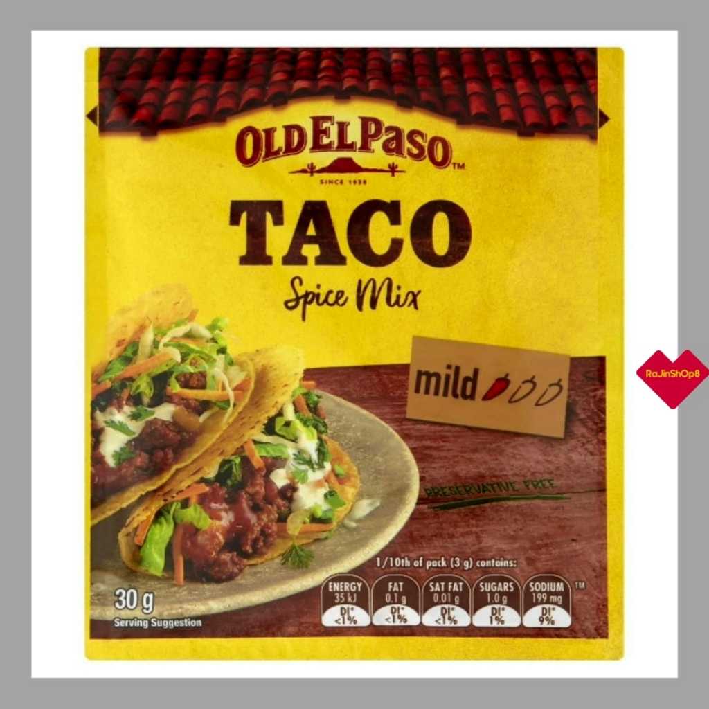 Old El Paso Taco Spice Seasoning Mix Taco Spice Mix 30g Shopee
