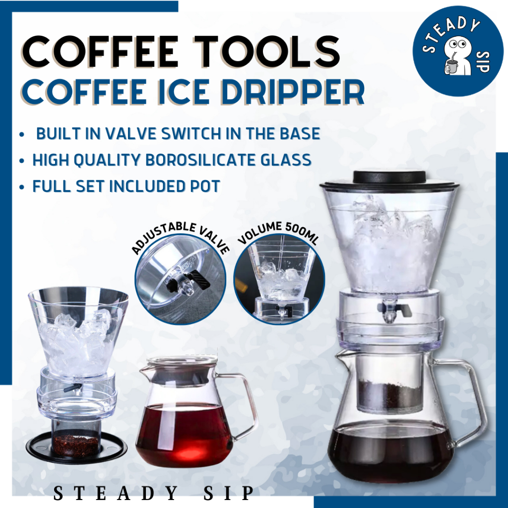 Steady Sip Ice Drip Coffee Maker Cold Brew coffee dripper set Ice