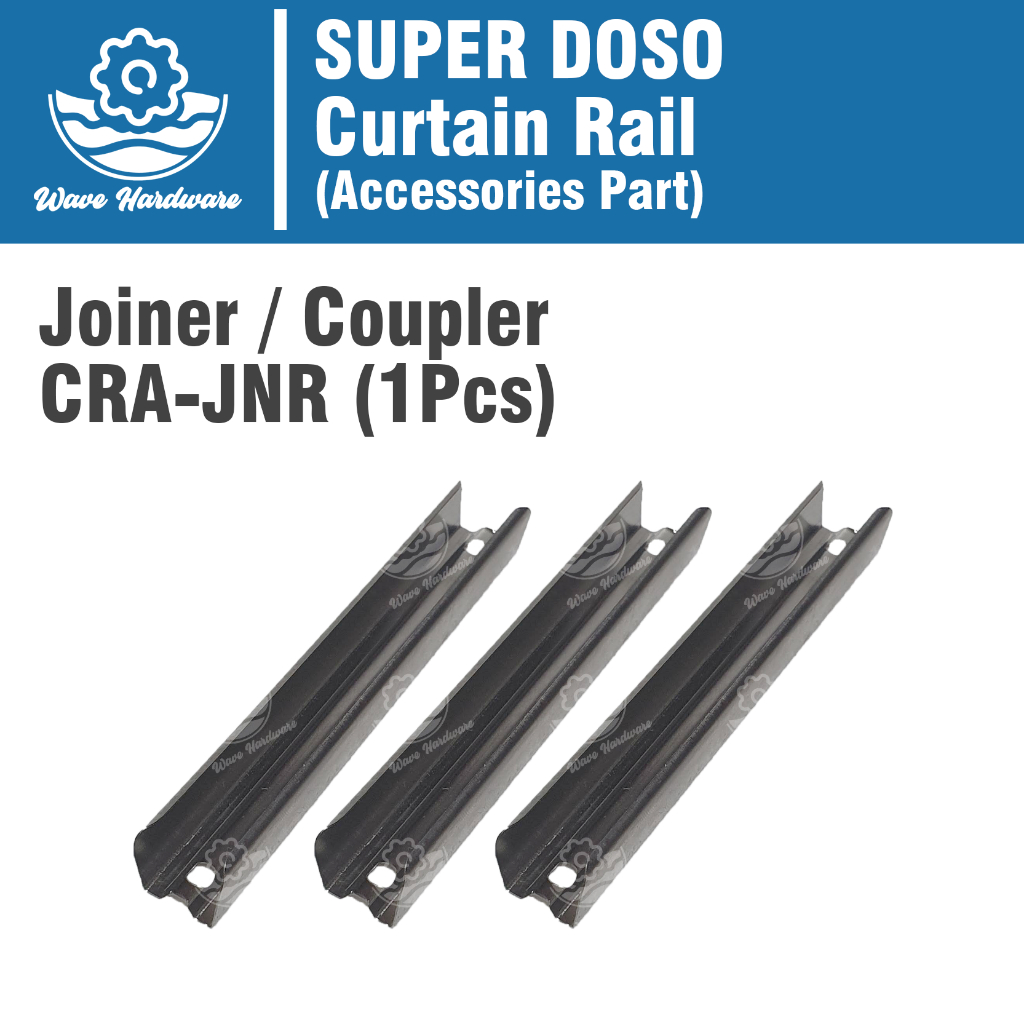 DOSO Curtain Rail Accessories Curtain Track Joiner / Connector ...