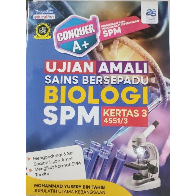 SPM BIOLOGY INTEGRATED SCIENCE AMALI EXAMINATION, PAPER 3 | Shopee ...