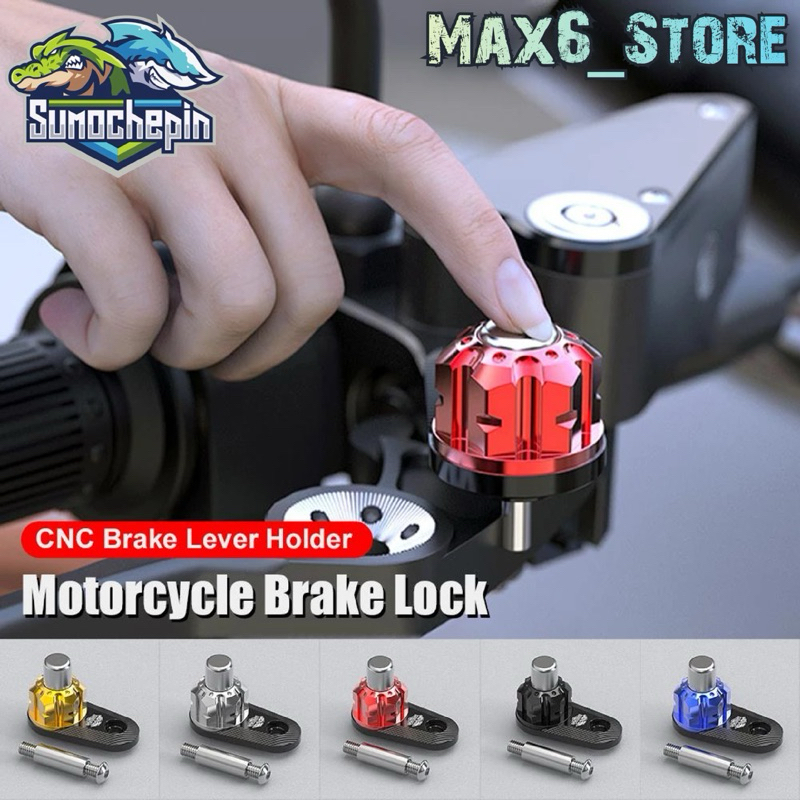 Sumochepin Motorcycle Brake Lever Cnc Parking Lock Catch Brake Switch Holder Adv Nvx Xmax Nmax