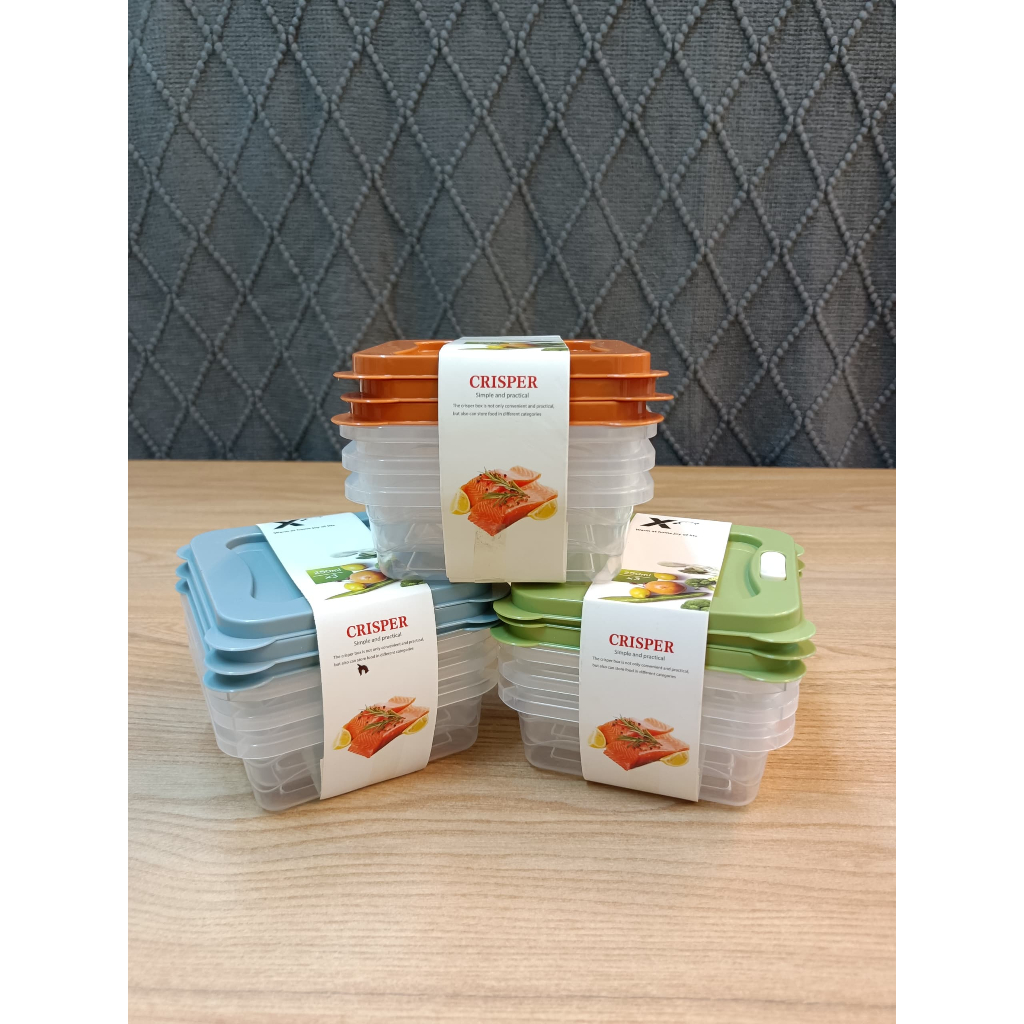 RMI 3in1 Square Container/Multifunction Plastic Lunch Box/Clear Storage ...