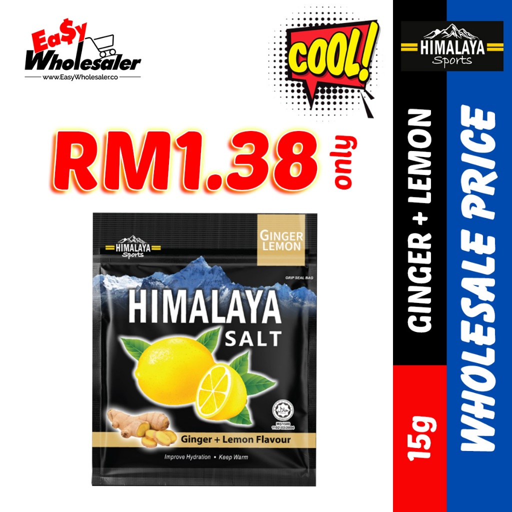 HIMALAYA SALT SPORT CANDY - GINGER + LEMON 15G | Shopee Philippines