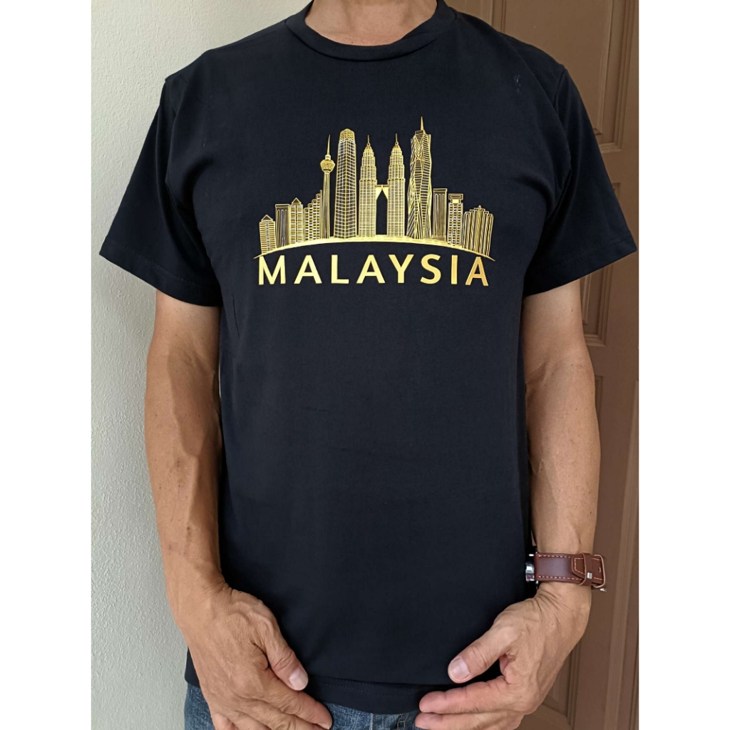 Tshirt klcc Malaysia-3 D Timbul STICKER Film Printing-cotton TEBAL ...