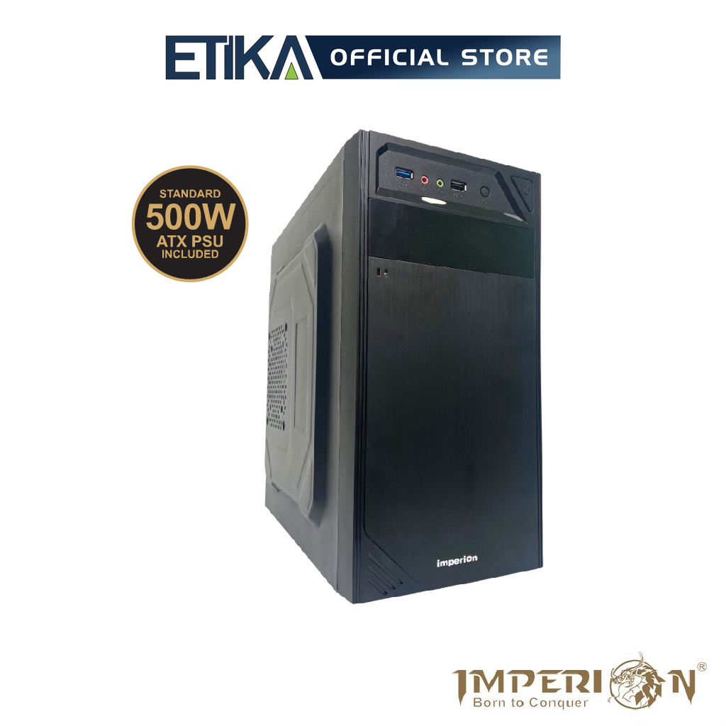 Imperion Phantom 1008 Micro ATX PC Casing with ATX Power Supply PSU ...