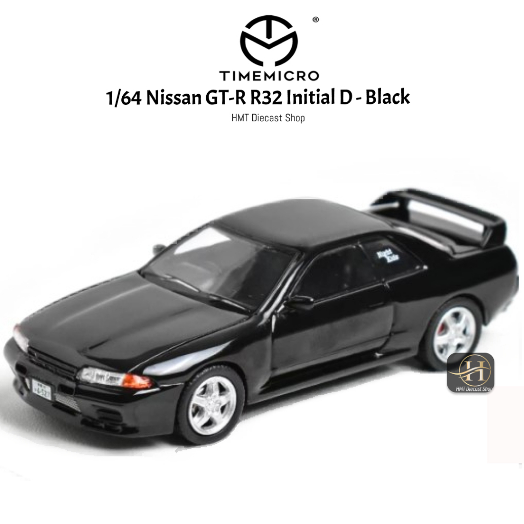 TIME MICRO 1/64 NISSAN SKYLINE GT-R R32 INITIAL D - OPENABLE HOOD ...