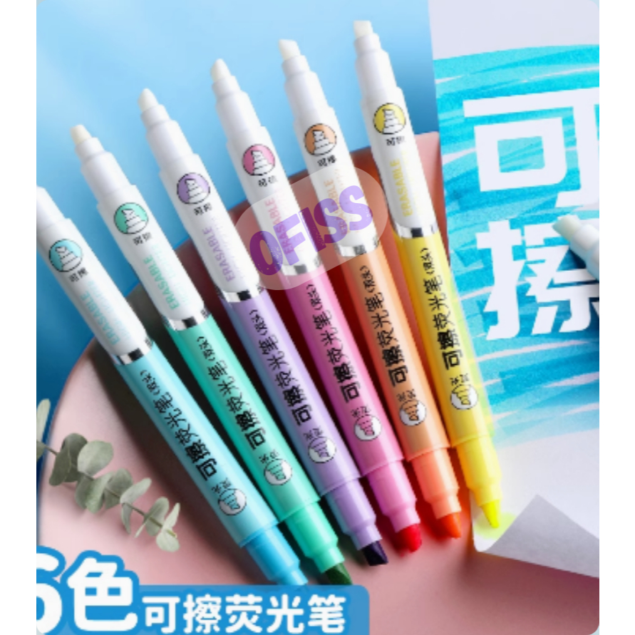 Erasable Highlighter Mark Primary School Students Use Double-Headed ...
