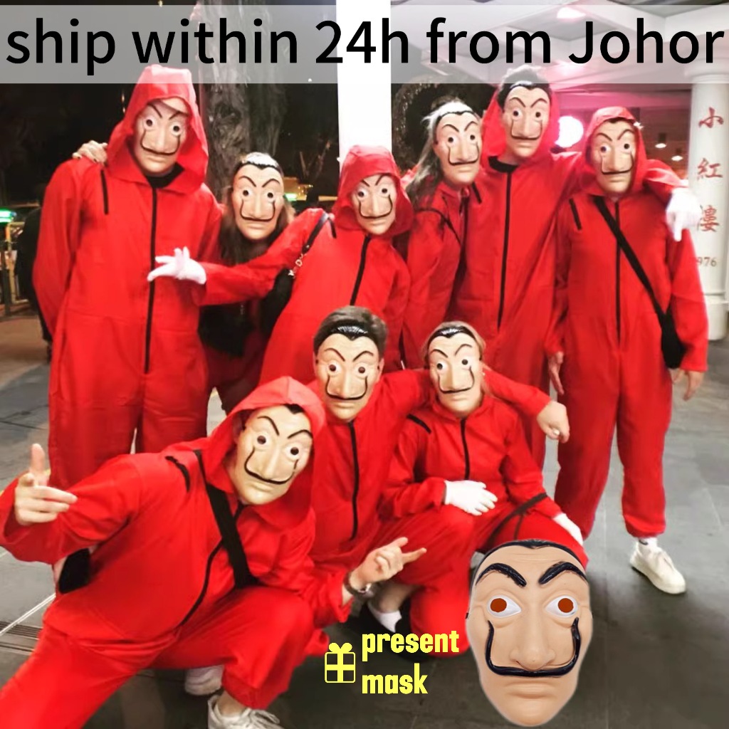 Money Heist Mask Cosplay Costume Salvador Dali La Casa De Papel ...