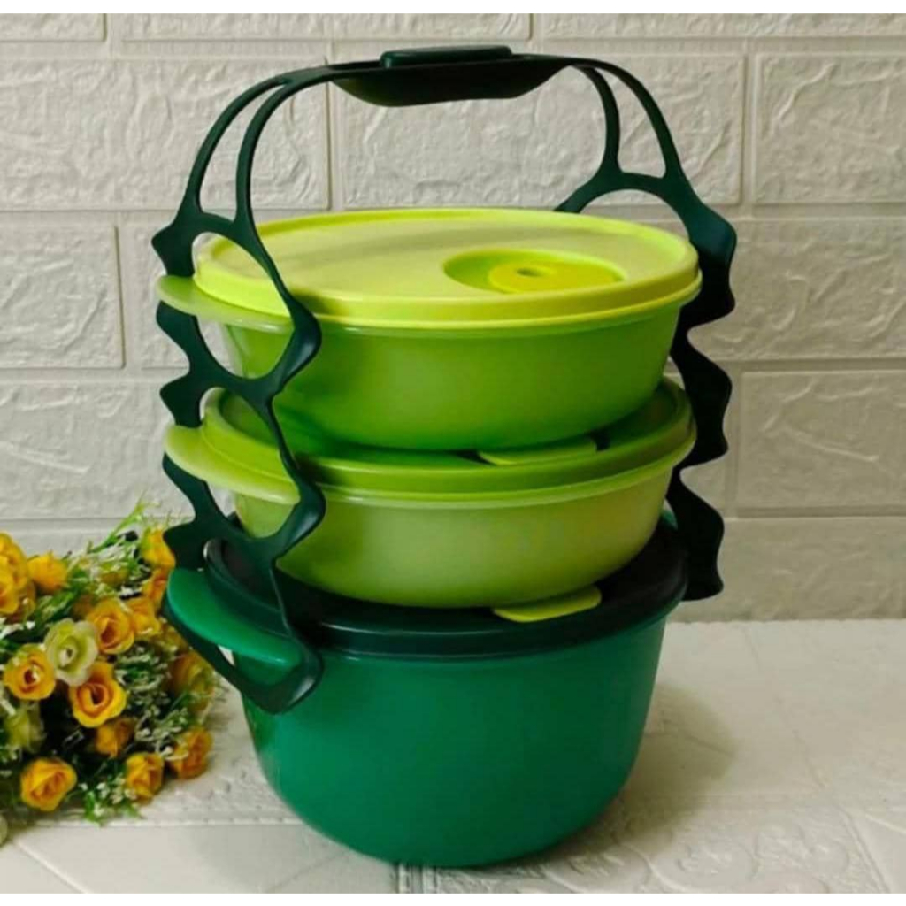 Tupperware Tiered Container Set (1) | Shopee Philippines