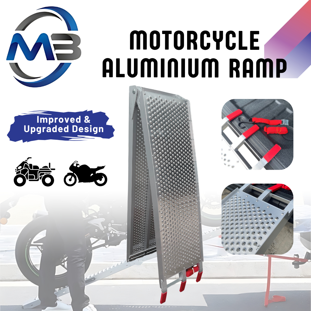 Aluminium Ramp Ladder Bike Motorcycle Tangga Motor Folding Ladder Heavy ...