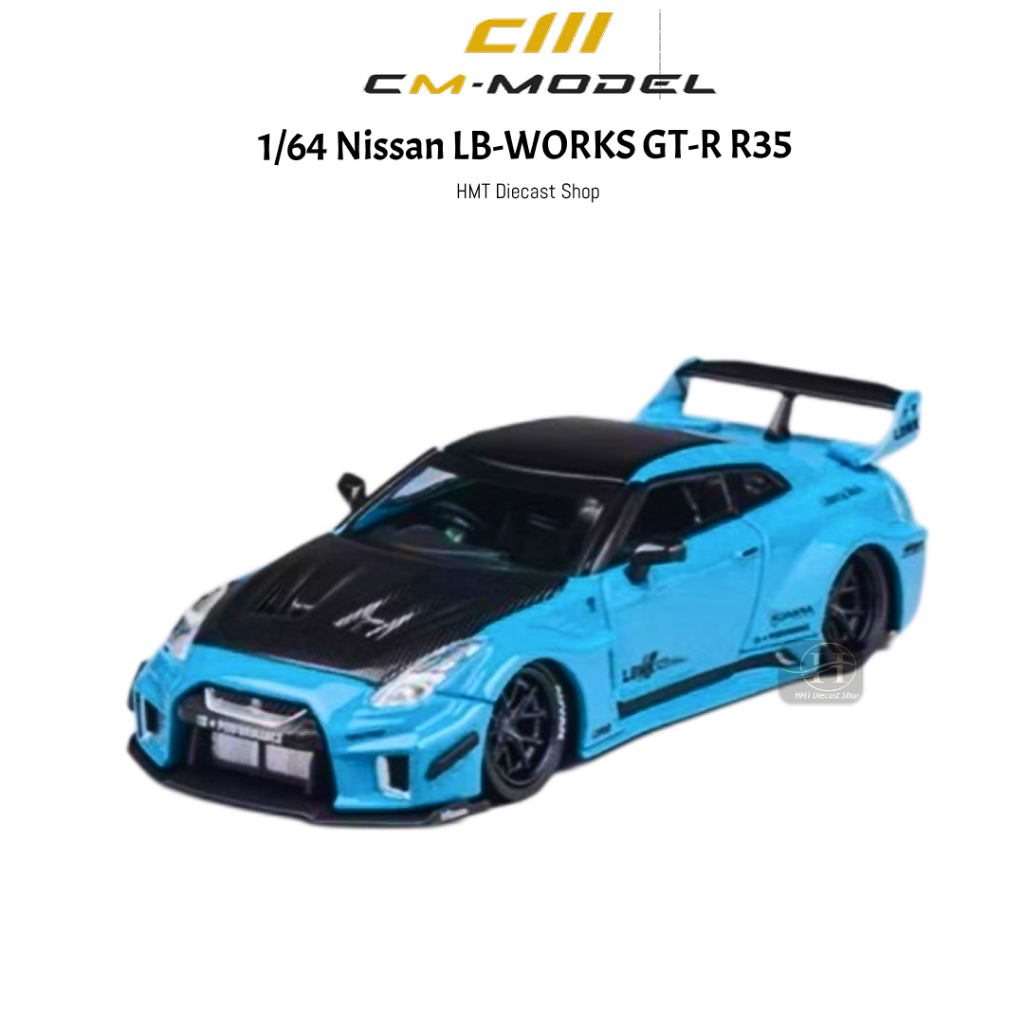 Mini-GT 1/64 Nissan Skyline LB Works GTR R35 Plateado - Coche A