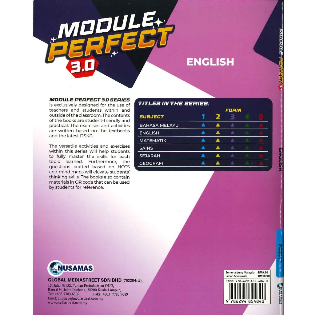MODULE PERFECT 3.0 ENGLISH FORM 1 KSSM | Shopee Philippines