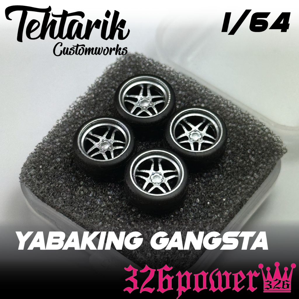 326Power Yabaking Gangsta Resin Rims 1:64 Scale 9mm 10mm | Shopee ...