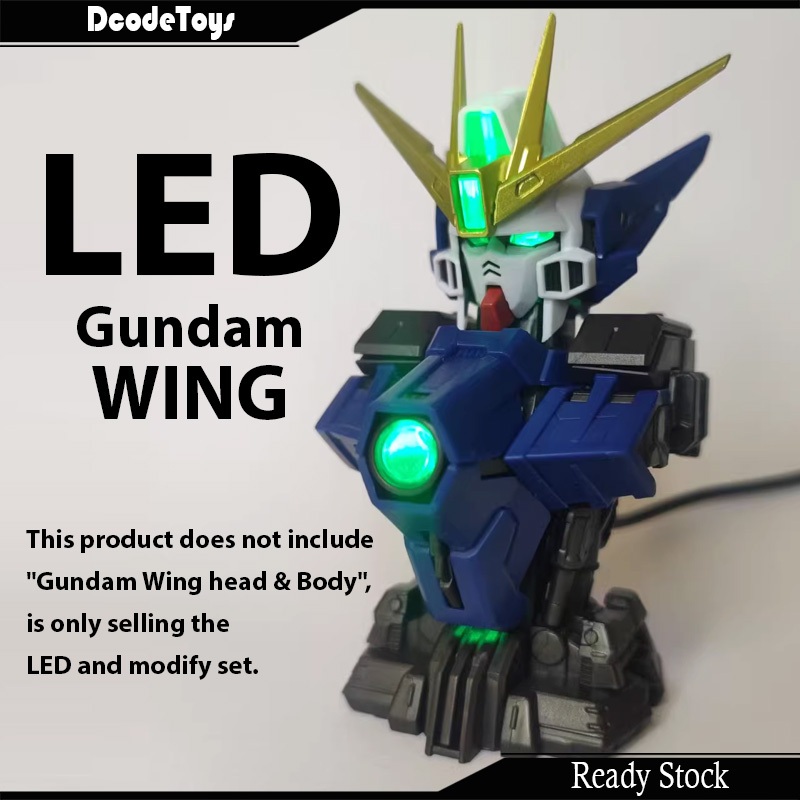 LED Wing Gundam Zero Light USB set for BANDAI MS Mechanical Bust 08 ...