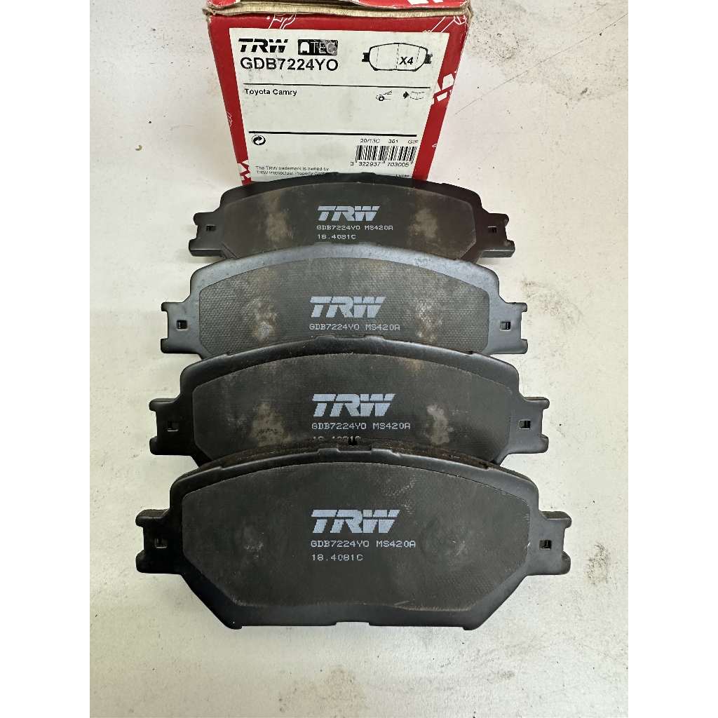 TRW DISC BRAKE PAD TOYOTA CAMRY ACV30 (2001), WISH (2009) FRONT ...