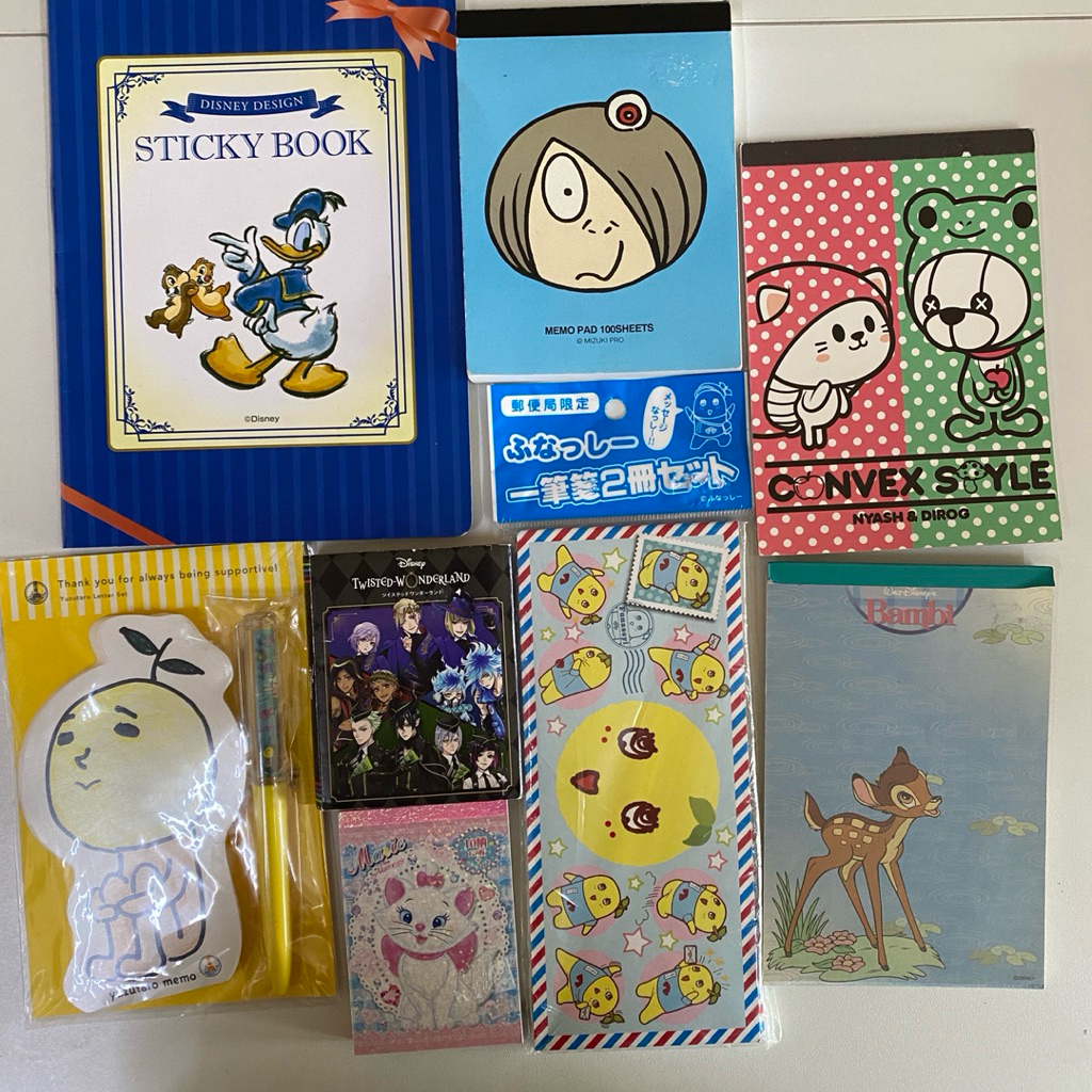 Japanese Charcater Miffy Sanrio Chiikawa Kirby Memopad Notebook ...