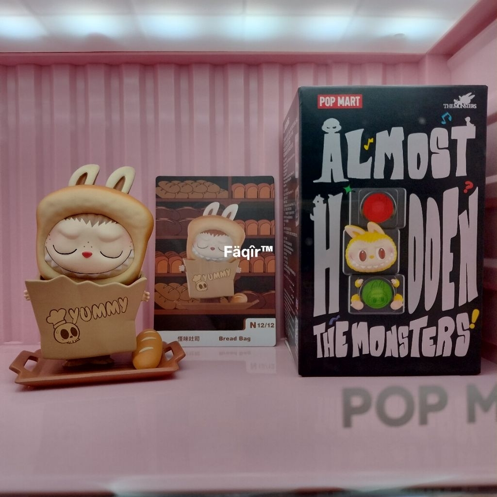 POP MART LABUBU The Monsters Almost Hidden Series Figures Bread Bag ...