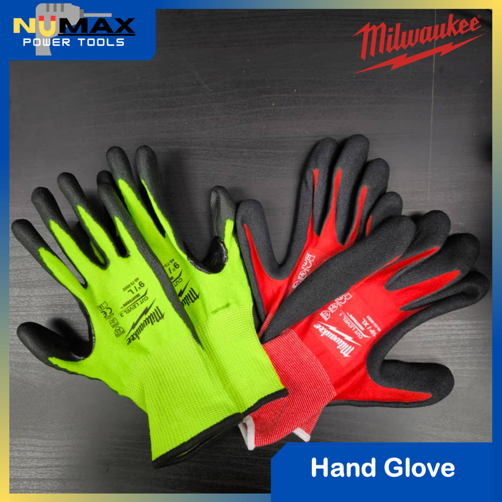 Milwaukee Hand Glove Cut Resistant Glove ( Cut Level 1/ Cut Level 3 ...