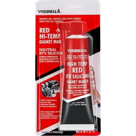 VISBELLA Red High Temperature RTV Silicone Gasket Maker Silicone ...