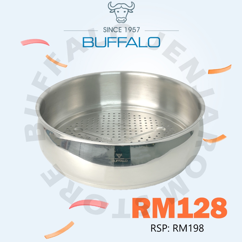 BUFFALO 32cm Function Steamer Rack Stainless Steel Steam Rack for 32cm ...