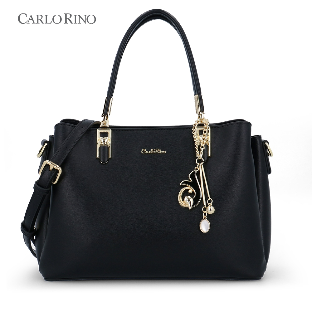 Carlo Rino Miss Carlo Top Handle - Black | Shopee Philippines