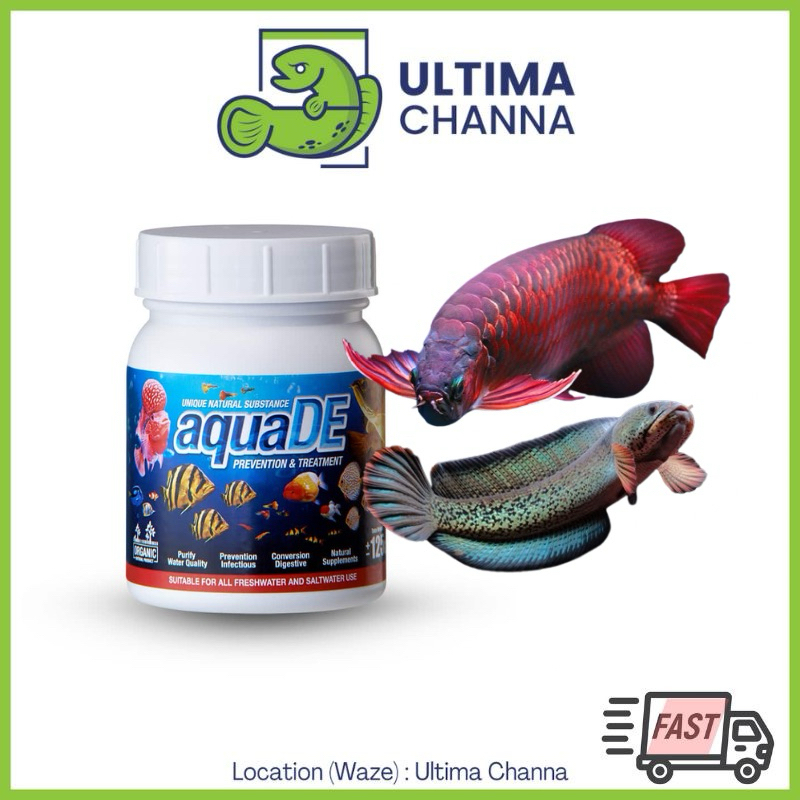 Image showcasing AquaDE purify aquarium water, enhance color, prevent fish disease ...