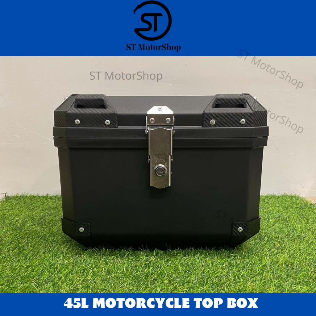 SOYO Motorcycle Top Box 45 Litre Waterproof Kotak Tong 45L Motor With ...