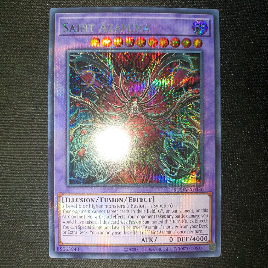 YUGIOH SUDA-AE036 Saint Azamina [SER/SR] | Shopee Philippines