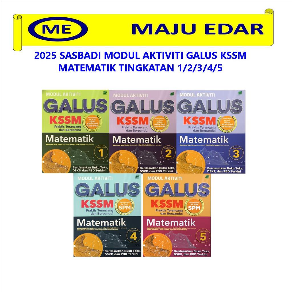 2025 SASBADI GALUS ACTIVITY MODULE KSSM LEVEL 1/2/3/4/5 MATHEMATICS ...