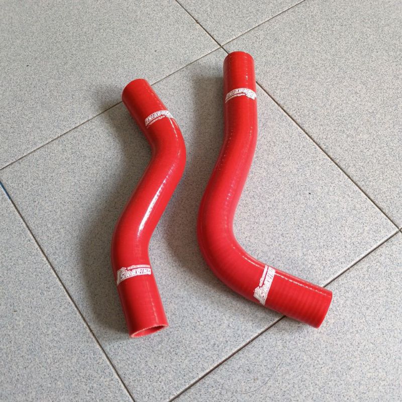 ️J'S RACING 2 PCS RED RADIATOR HOSE HONDA JAZZ GK3 GK5 L15B7 2013-2018 ...