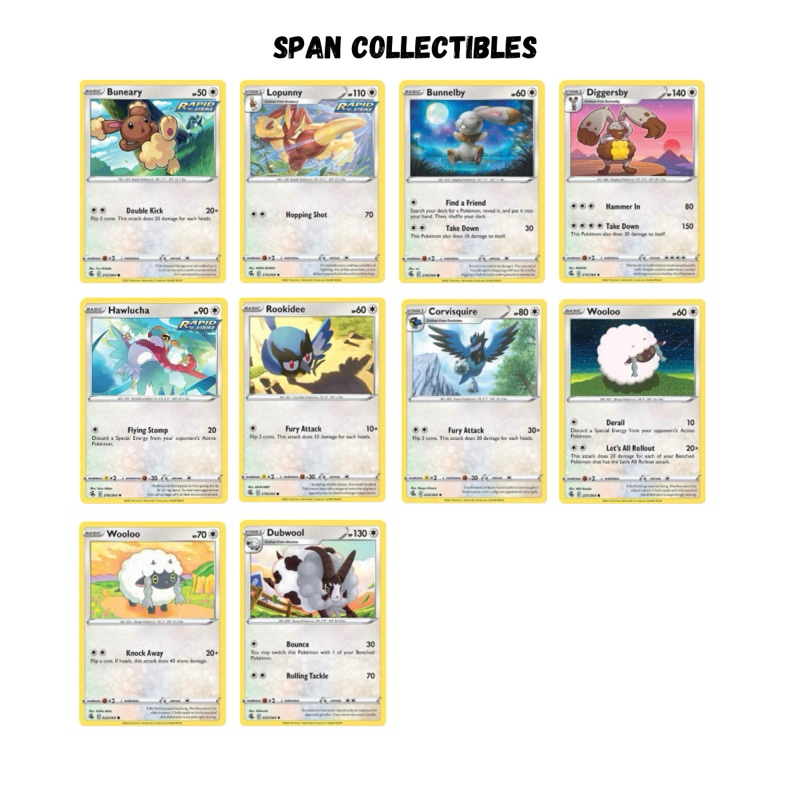 Buneary Silver Tempest Pokémon