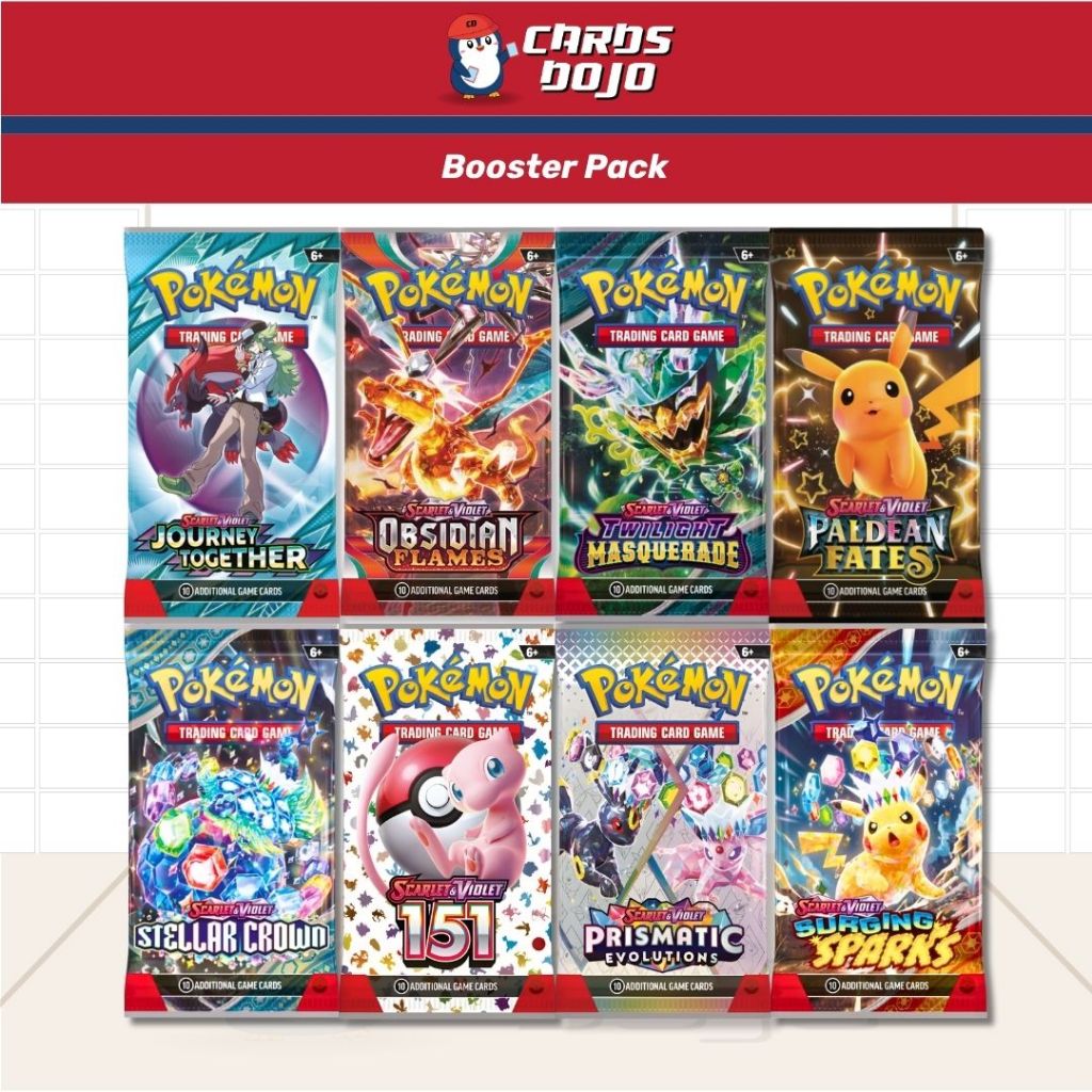 Pokemon TCG Booster Pack ENG Ver - Scarlet & Violet Paldean Fates ...