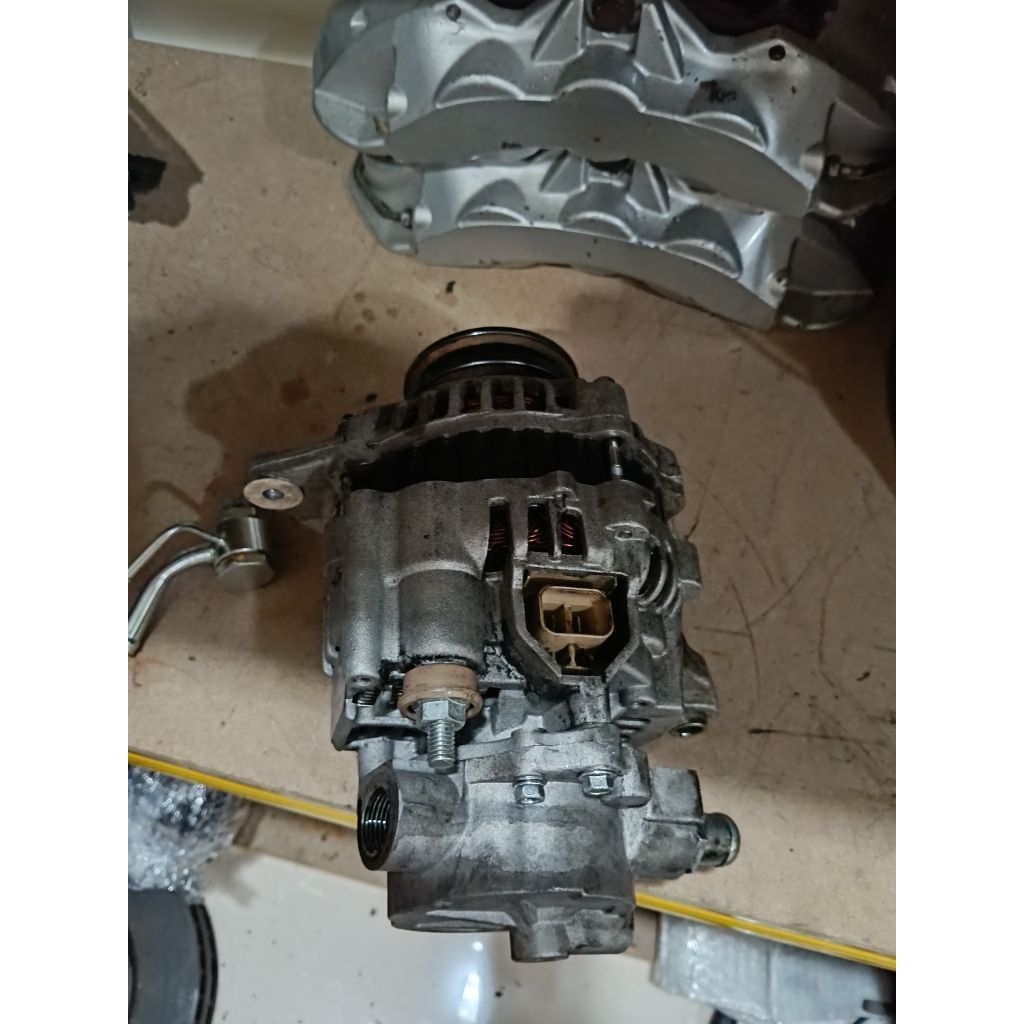 Mitsubishi Pajero L149 4d56 turbo alternator 2 belt pulley | Shopee ...