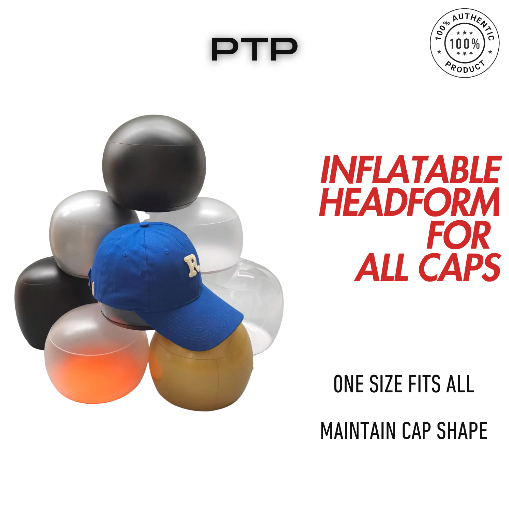 Inflatable PVC Headform For All Caps Cap Shape Keeper | Shopee Philippines
