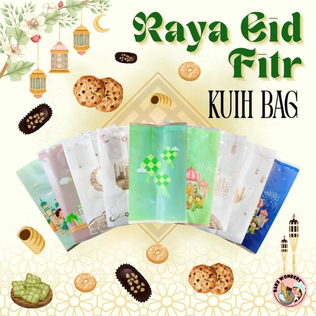 Raya Packaging Sealer Bag For Cookies/Kuih Raya Bag/Plastik Kuih Raya ...