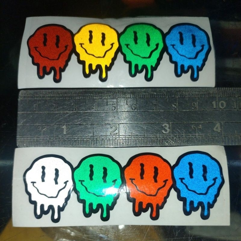 STIKER SMILE STIKER MOTOR STICKER REFLECTION | Shopee Philippines