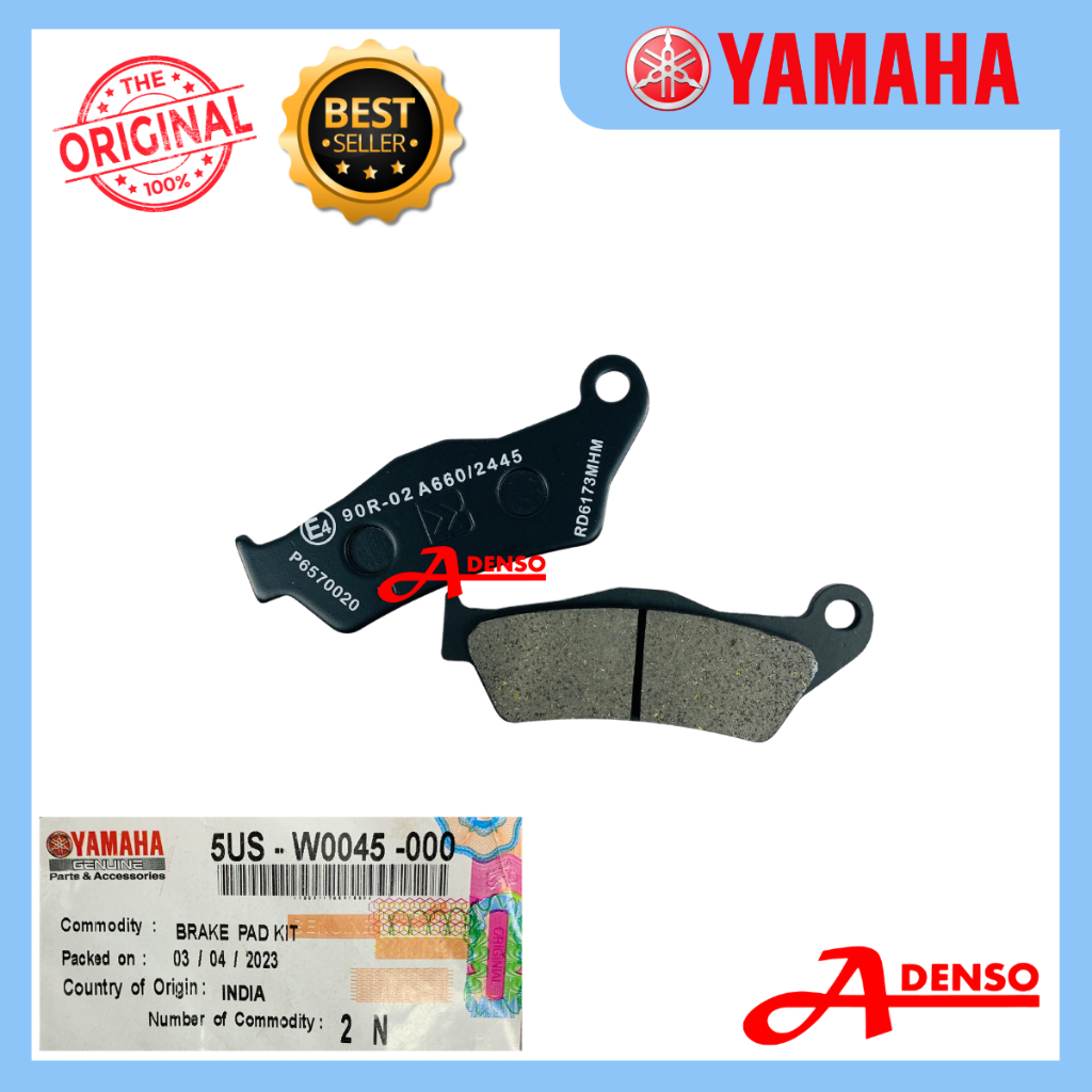 R15M F16 FRONT BRAKE PAD (INDIA YAMAHA MOTOR PVT LTD) 5USW004500/B97